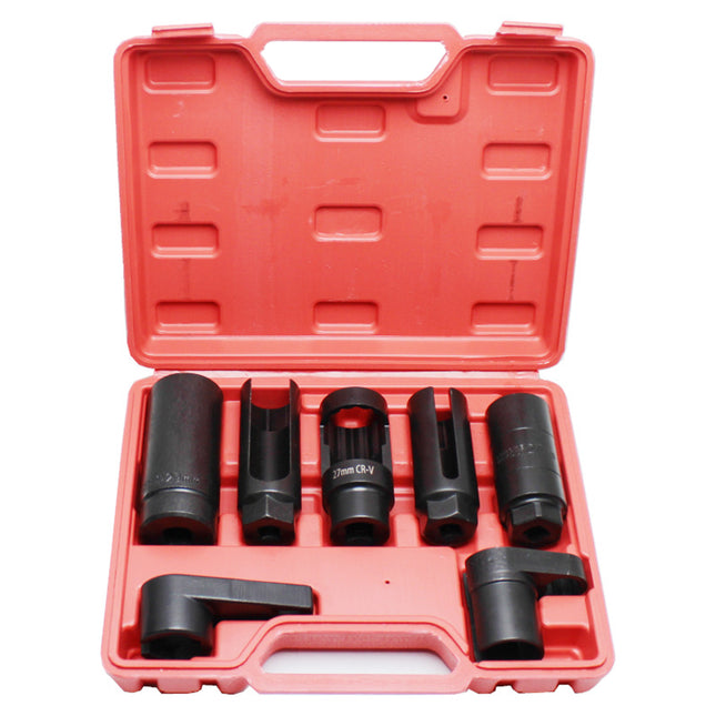 7PCS Car Oxygen Sensor Socket Wrench Remover Installer Pullers Repair Tools Kit