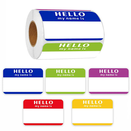 300Pcs Cartoon Name Labels Colourful Stickers for School Supplies and Personalisation