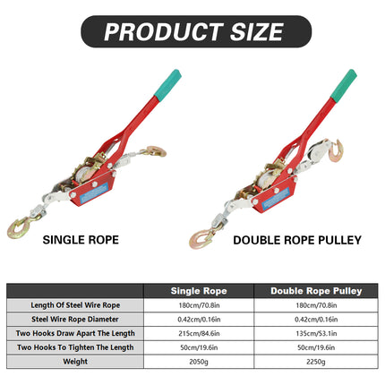 Manual Steel Cable Tensioner Heavy Duty for Wire Rope Fencing Construction