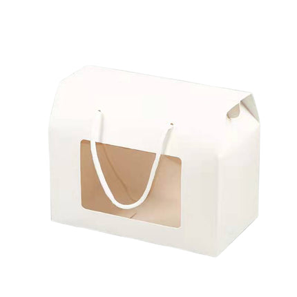 20pcs Window Handle Gift Box Folding Paper Biscuit Packaging Box for Party Favor