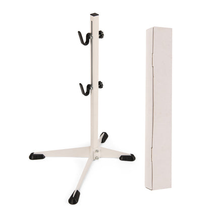 Adjustable Bicycle Floor Parking Stand White