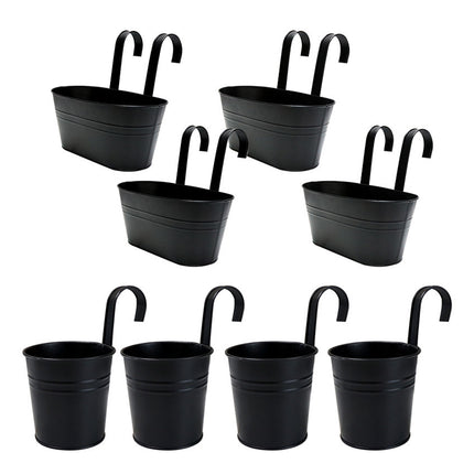 Hanging Planters for Indoor Outdoor Double Hook Wall Bracket Flower Pots Metal
