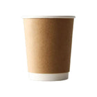 50pcs Disposable Coffee Paper Cups Hot Drink Cups 8/12/16oz for Beverage Use