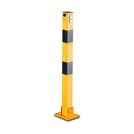 Foldable Residential Driveway Parking Post Lock Galvanised