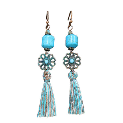 Vintage Tassel Earrings for Women Long Ethnic Style Dangle Fashion Jewellery