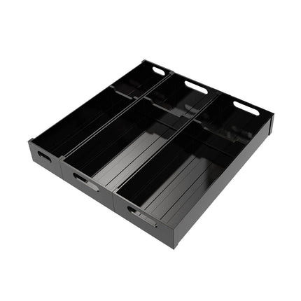 Under Cabinet Drawer Organizer Bin Silverware Utensil Holder Storage Container