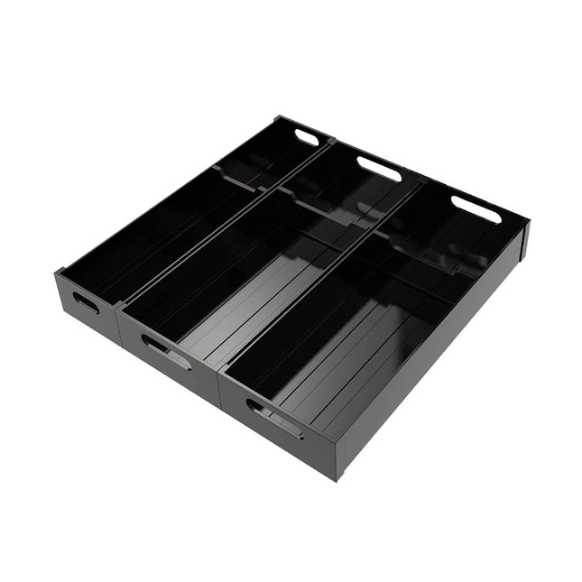 Under Cabinet Drawer Organizer Bin Silverware Utensil Holder Storage Container