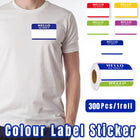 300Pcs Cartoon Name Labels Colourful Stickers for School Supplies and Personalisation