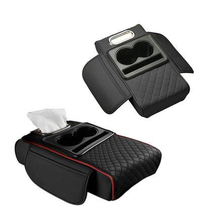 Car Armrest Pad Central Console Storage Box Lift Cushion Rest Support Organizer