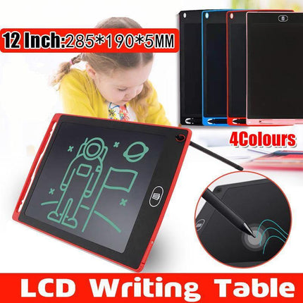 12 Inch LCD Writing Tablet Drawing Board Colorful Doodle Handwriting Pad - Aimall