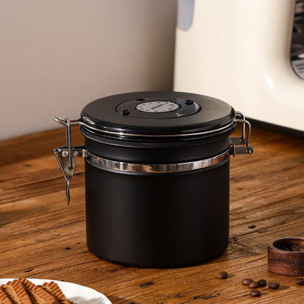 Coffee Powder Sealed Jar Airtight Storage Container for Kitchen Tea Sugar Beans
