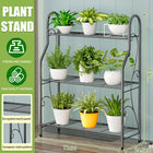 Metal Plant Stand 3 Tier Shelf Indoor Outdoor Flower Pot Display Rack 83cm