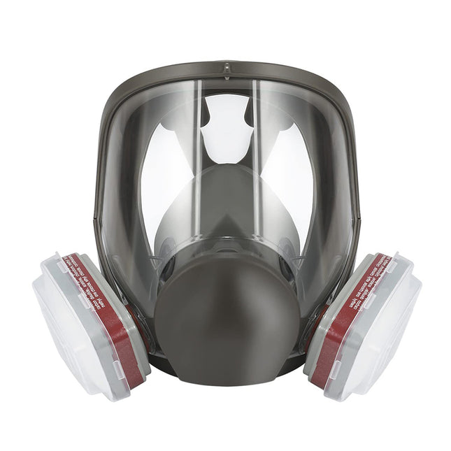 6800 Full Face Respirator Mask with 2 Filters for Chemical Painting Sanding Work