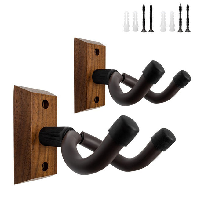 2PCS Guitar Wall Hanger Hook Holder Stand for Bass Ukulele Instrument Storage