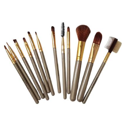 12pcs Makeup Brush Set Foundation Blush Eyeshadow Lip Eyebrow Kit with Box
