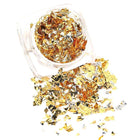 6 Colours Nail Art Sequins Mirror Glitter Powder Foil Flakes Paillette Decor Au - Aimall