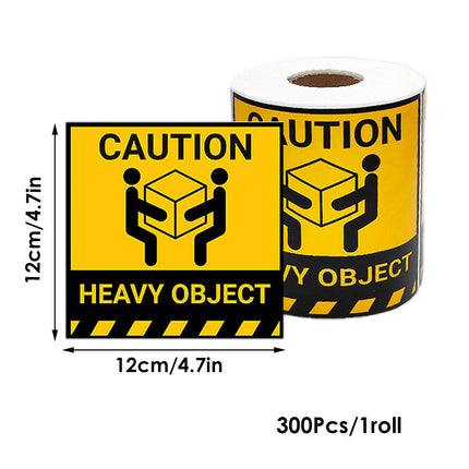 Heavy Duty Warning Label Stickers Handle With Care 300PCS 4.7inch Packaging