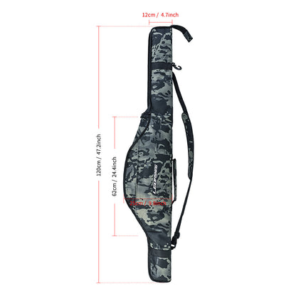 Portable Foldable Fishing Rod Bag Tackle Storage Bag Water Resistant Lightweight