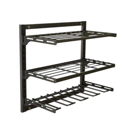 Wall Mounted Electric Drill Tool Rack Garage Screwdriver Storage Organizer