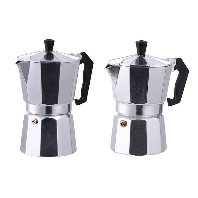 Aluminum Octagonal Mocha Pot European Coffee Utensil Kitchen Coffee Brewing Pot