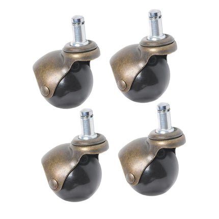 4PCS Office Chair Caster Wheels Furniture Pulley Wear Resistant Rollers Use