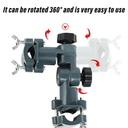 Fishing Umbrella Stand Bracket Multi Function Connector Adjustable Rod Holder