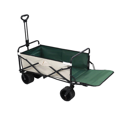 Foldable Outdoor Camping Wagon Cart for Beach Garden Utility Trolley/Wheels