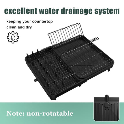 Kitchen Bowl Plate Storage Rack Sink Chopstick Holder Dish Draining Shelf