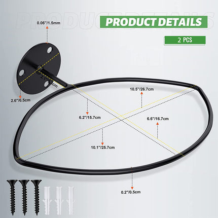 Wall Mounted Football Display Rack Metal Sports Holder for Rugby Soccer Ball Use