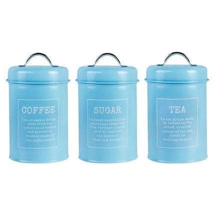 3PCS Sealed Storage Canister Set Milk Powder Coffee Container Kitchen Organizer