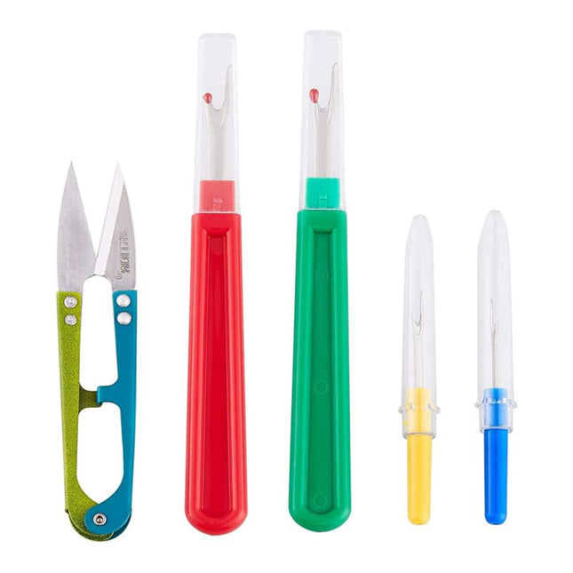 5 PCS Colorful Seam Ripper Assortment Thread Remover Kit Durable Easy to Use