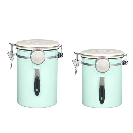 1.5L or 1.8L 304 Stainless Steel Airtight Jar with Vent Valve For Coffee Bean Tea