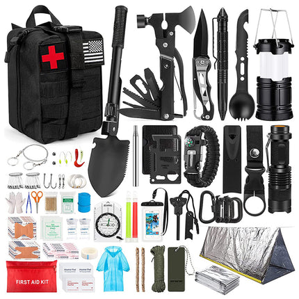 Outdoor Camping Multi Function Survival Supplies Tool Set Hiking Emergency Tool