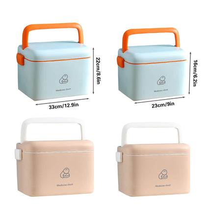 Large Capacity Home First Aid Kit Standing Emergency Medical Storage Box Use