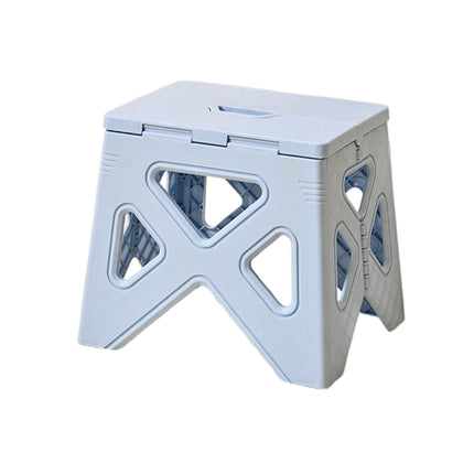 Portable Folding Plastic Stool Lightweight Step Chair for Outdoor Camping or Kitchen