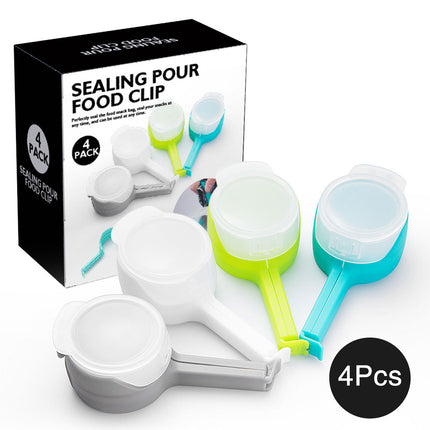 4 PCS Food Freshness Sealing Clip Moisture Proof Airtight for Food Storage