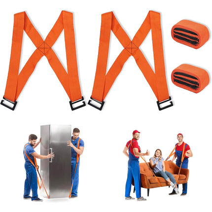 8 Pieces Household Portable Moving Straps Adjustable For Carrying Furniture