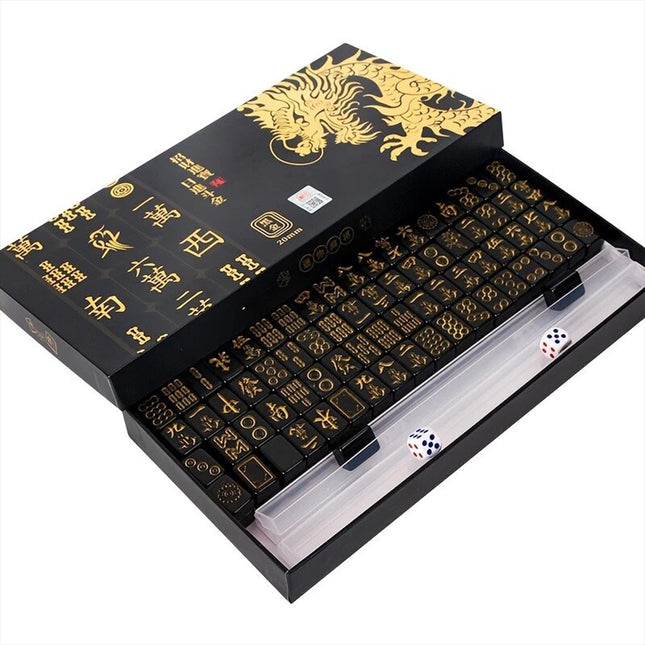 Portable 144PCS Universal Mahjong Set for Family Gatherings Home Entertainment