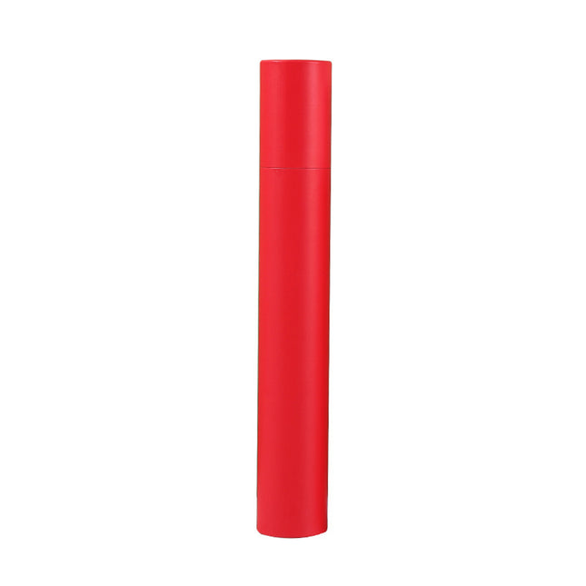 10PCS Gift Wrap Paper Tubes 5.3x36.5cm Red for Arts Crafts Scrapbooking Storage
