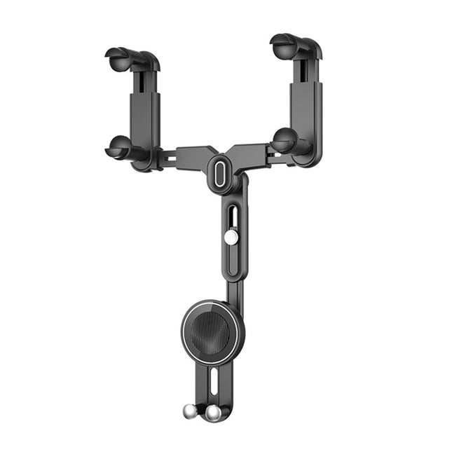 Mobile Phone Rearview Mirror Holder Strong Grip Fits Most Smartphones Car Use