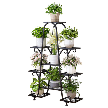 Multi Tier Plant Stand Metal Rack Indoor Outdoor Balcony Garden Shelf
