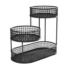 Fruit Basket 3 Tier Aesthetic Metal Stand for Kitchen Counter Dining Room Use
