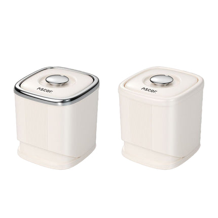 Rotating Rice Bucket Durable Large Capacity for Kitchen Grain Flour Rice Use