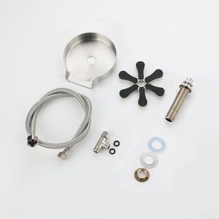 Stainless Steel Auto Glass Rinser Bottle Washer Coffee Cup Kitchen Sink Bar Tool
