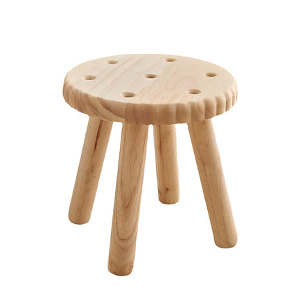 Home Wooden Shoe Bench Small Bench Wood Construction for Entryway Living Room