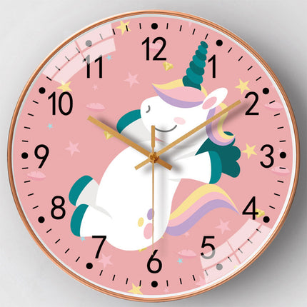 Wall Clock 8 Inch 20CM Silent Quartz Round Clock For Living Room Bedroom Decor