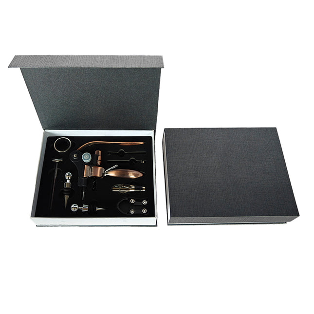 9PCS Wine Bottle Opener Gift Box Set for Home Bar Restaurant Wine Holiday Gift