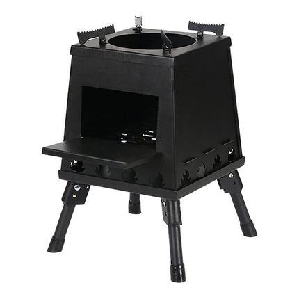 Camping Cassette Stove Portable Windproof Folding Gas Burner For Outdoor BBQ