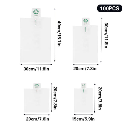 100PCS Coshioning Bag Protective Packaging Shockproof Cushion Inflatable Clear