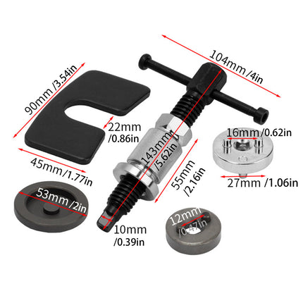 Brake Caliper Adjuster 5PC Set For Car Truck Repair Durable Metal Easy To Use